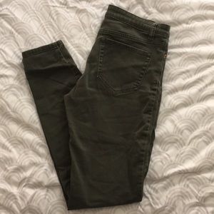 Hunter green Joe Fresh jeans